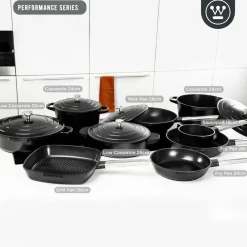 Grillpan 28 cm Zwart Performance Series Inductie Westinghouse