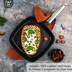 Grillpan 28 cm Zwart Performance Series Inductie Westinghouse