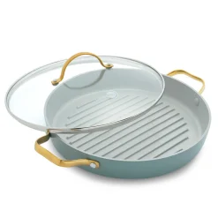 Grillpan keramisch 28cm Padova Smokey Blue