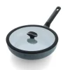 Hapjespan BK Blue Label Granite 28cm met deksel