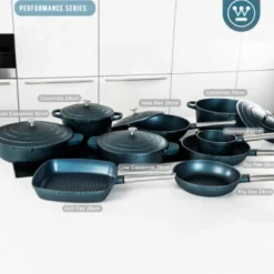Hapjespan 32 cm Blauw Performance Series Inductie Westinghouse