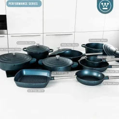 Hapjespan 28 cm Blauw Performance Series Inductie Westinghouse