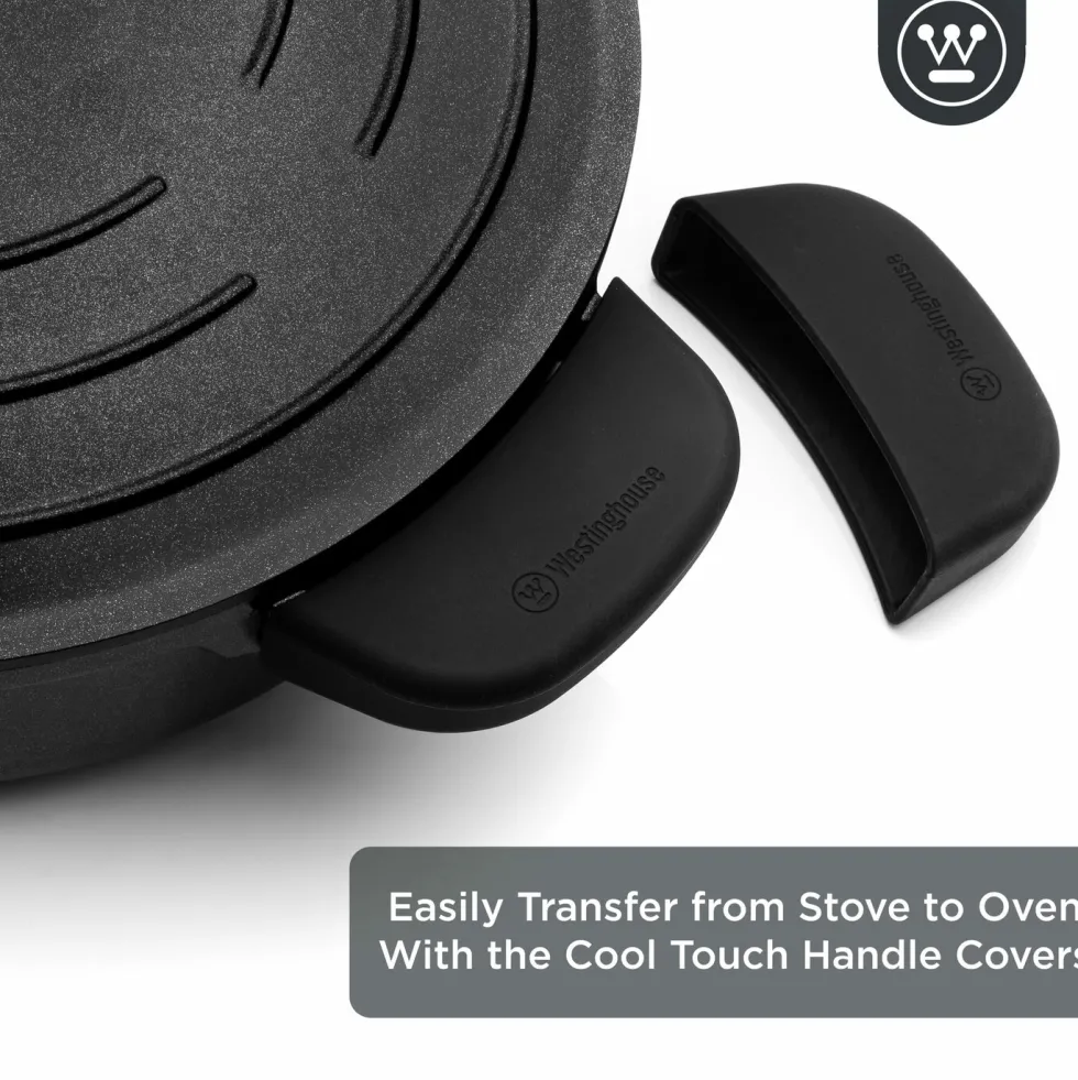 Hapjespan 28 cm Zwart Performance Series Inductie Westinghouse