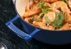 Hapjespan Gietijzer 30cm Saveur Classic Blue
