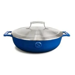 Hapjespan Gietijzer 30cm Saveur Classic Blue