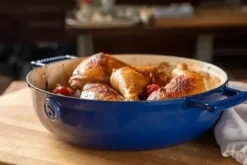 Hapjespan Gietijzer 30cm Saveur Classic Blue