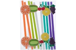 Herbruikbaar rietje fruit 10 stuks