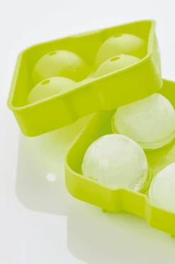IJsballenvorm Medium Silicone Groen