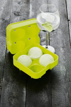 IJsballenvorm Medium Silicone Groen