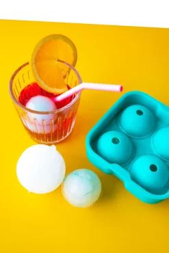 IJsballenvorm Medium Silicone Aquablauw