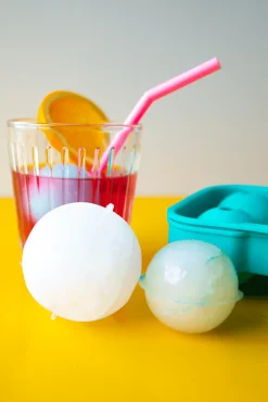 IJsballenvorm Medium Silicone Aquablauw
