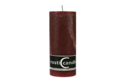 Kaars cylinder wijnrood