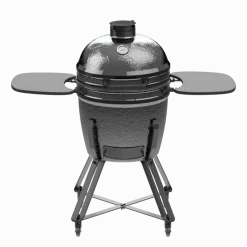 Kamado BBQ Grill XL zwart Kamal met zijbordjes en onderstel