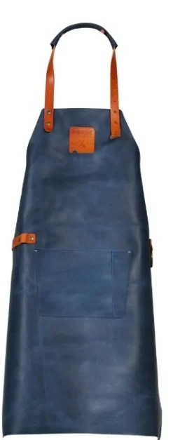 Keukenschort Blauw Pocket Mr. Smith Boska