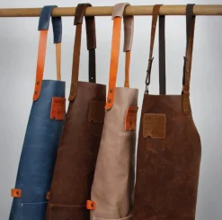 Keukenschort Blauw Pocket Mr. Smith Boska