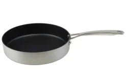 Koekenpan aluminium / RVS 20cm Technopro