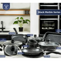Koekenpan 26 cm Black Marble Westinghouse