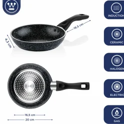 Koekenpan 20 cm Black Marble Westinghouse