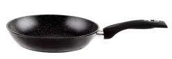 Koekenpan 28 cm marmeren coating zwart