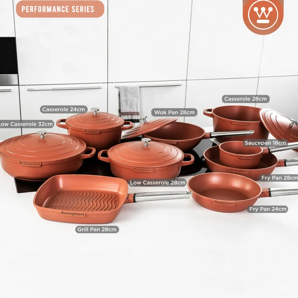 Koekenpan 24 cm Rood Performance Series Inductie Westinghouse