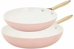 Koekenpannenset 2 delig Elegance roze goud