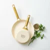 Koekenpannenset 2 delig Greenpan Padova Cream Gold