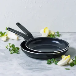 Koekenpannenset 2-delig met Keramische Antikleeflaag 24 / 28 cm Essence