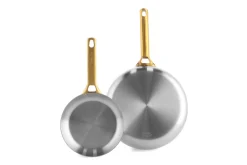 Koekenpannenset RVS 20-28 cm Greenpan Padova 3-Ply uncoated