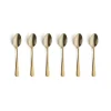 Koffielepels set van 6 Austin Vintage goud Amefa