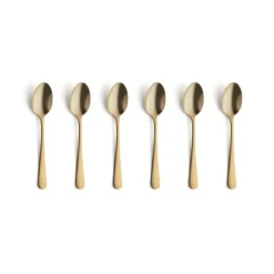 Koffielepels set van 6 Austin Vintage goud Amefa