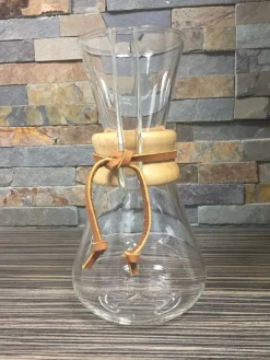 Koffiemaker met filter voor drie kopjes Chemex Classic