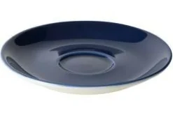 Koffie schotel 15,5 cm blauw Bart Maastricht Porselein Colour Cafe