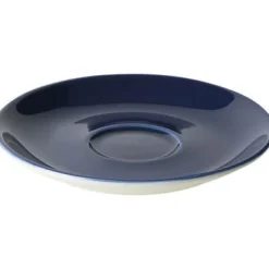 Koffie schotel 13,5 cm blauw Bart Maastricht Porselein Colour Cafe