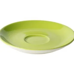 Koffie schotel 13,5 cm groen Bart Maastricht Porselein Colour Cafe