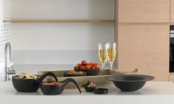 Kom 15 cm met greep Black