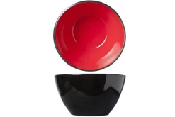 Kom 23cm rood Finesse