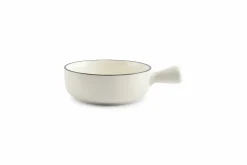 Kom met handvat 15 cm Wit Nero