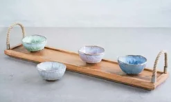 Kommetje 10 cm Blue Perlina