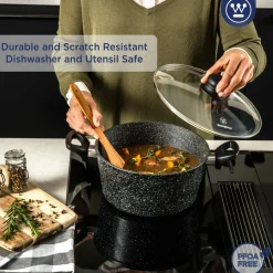 Kookpan 28 cm Black Marble Westinghouse