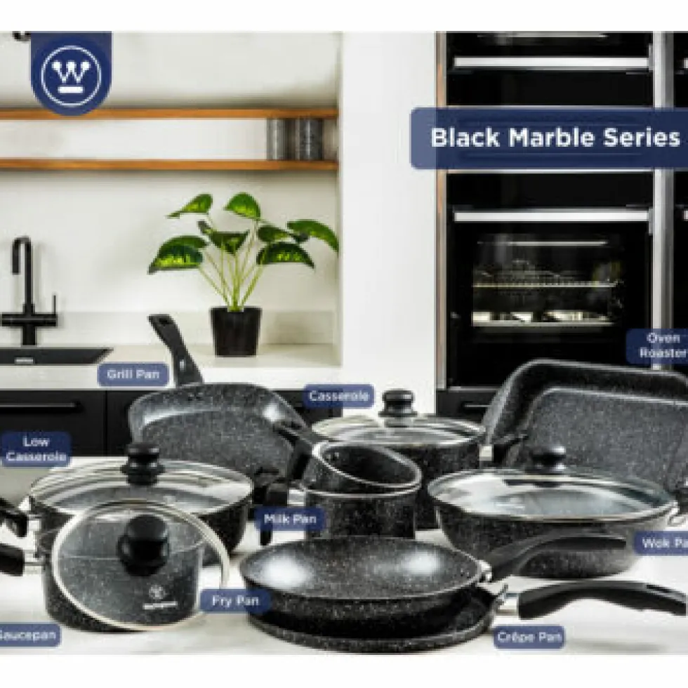Kookpan 28 cm Black Marble Westinghouse