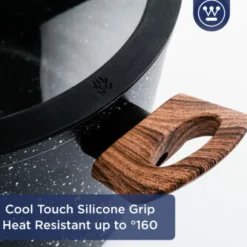 Kookpan 24 cm Black Marble Wood Westinghouse