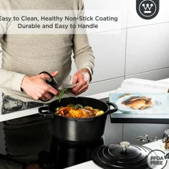 Kookpan 24 cm Zwart Performance Series Inductie Westinghouse