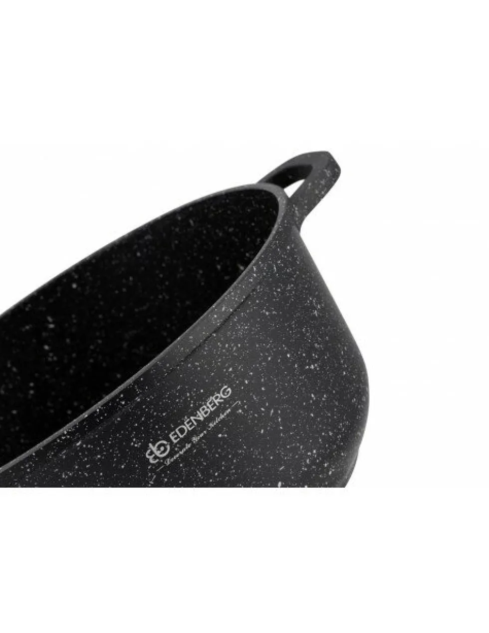 Kookpan Keramische Coating 24 cm Zwart-Zilver Edënbërg Stonetec Line