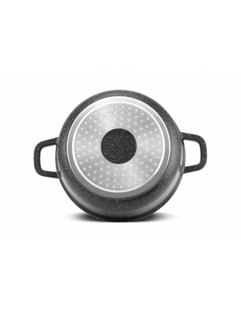 Kookpan Keramische Coating 24 cm Zwart-Zilver Edënbërg Stonetec Line