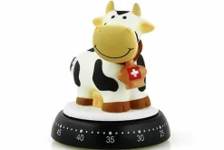 Kookwekker Koe met Bel Wit