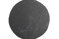 Leisteen bord rond 21 cm
