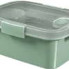 Lunchbox met bestek en bakje Smart to go eco groen 1,2 L Curver