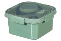 Lunchbox met bestek en sausbakje Smart to go eco groen 1,1 L Curver