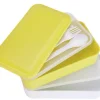 Lunchbox 2 x 600 ml groen met bestek
