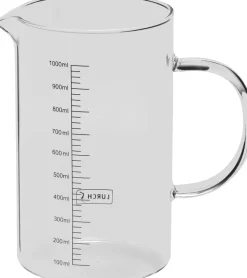 Maatbeker 1 liter Borosilicaatglas Lurch